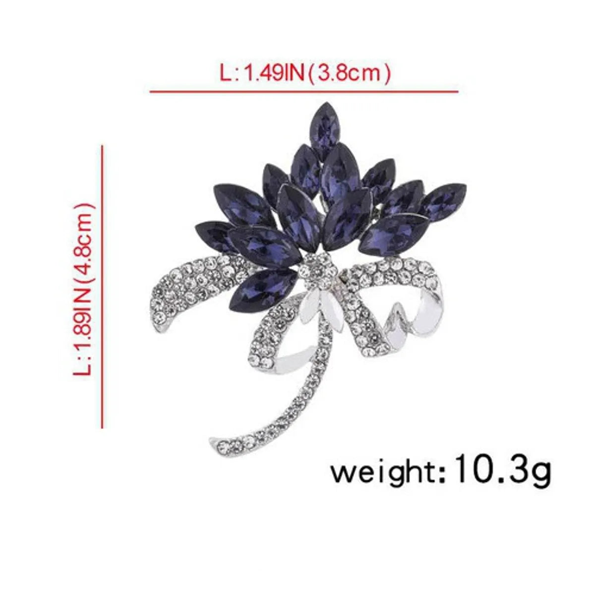 Retro Insect Flower Butterfly Alloy Inlay Artificial Gemstones Women'S Brooches