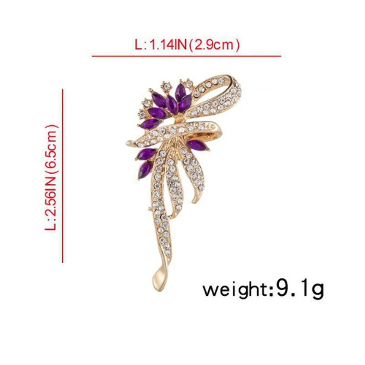 Retro Insect Flower Butterfly Alloy Inlay Artificial Gemstones Women'S Brooches