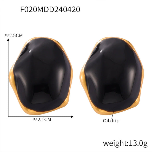 Retro Jewelry 316L Stainless Steel Chain Inlaid Electroplating Design Jewelry Suit For Men And Women