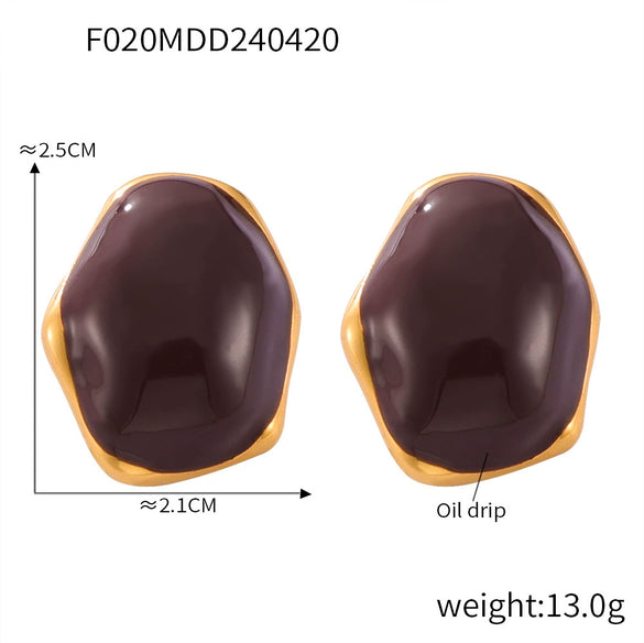 Retro Jewelry 316L Stainless Steel Chain Inlaid Electroplating Design Jewelry Suit For Men And Women