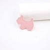 Retro Leather Phone Case Accessories With Puppy Design And Electroplating Treatment