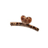 Retro Leopard Pattern Hair Shark Clip Baking Paint Women's Hair Accessories