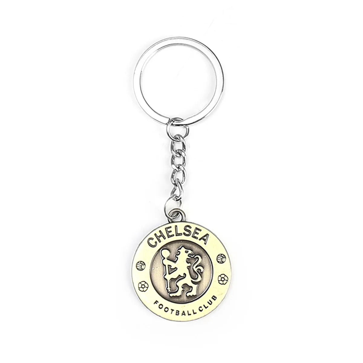 Retro Letter Metal Plating Unisex Keychain 1 Piece