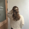Retro Marble Plaid Acetic Acid Sheets Handmade Hair Clip 1 Piece