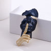 Retro Mask Alloy Stoving Varnish Women'S Brooches