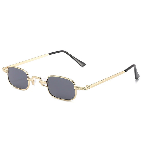 Retro Metal Small Square Sunglasses For Men And Women Personality Street Style Fashion Eyewear