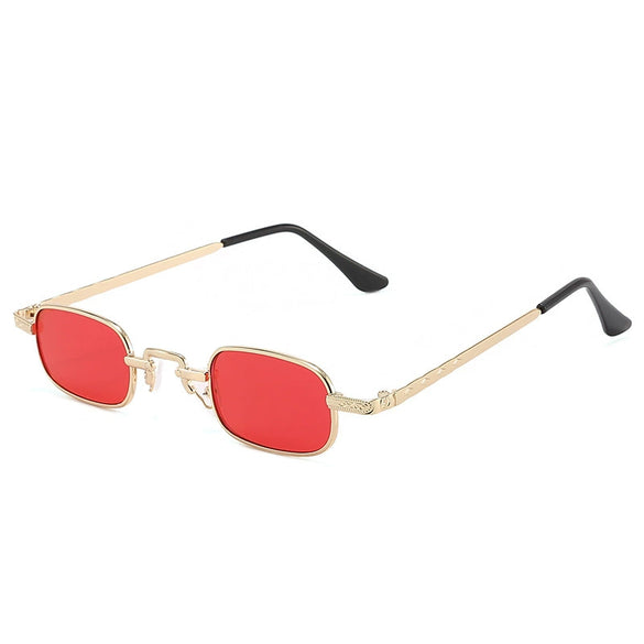 Retro Metal Small Square Sunglasses For Men And Women Personality Street Style Fashion Eyewear