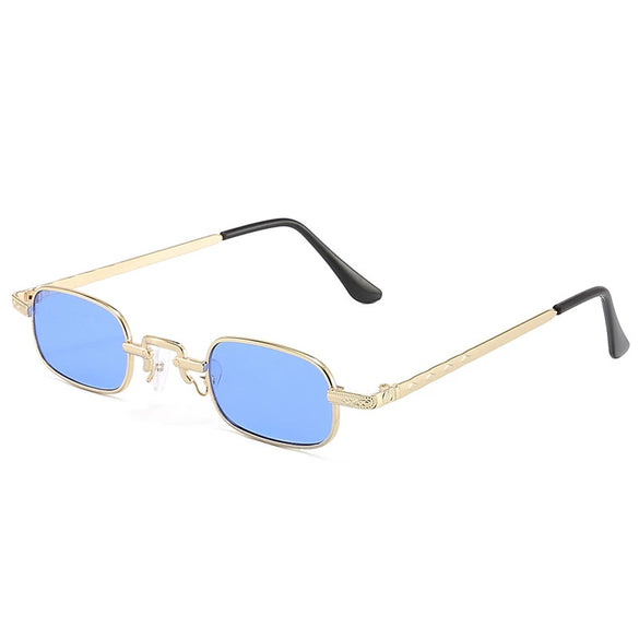 Retro Metal Small Square Sunglasses For Men And Women Personality Street Style Fashion Eyewear