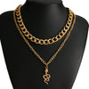 Retro Multi Layer Butterfly Geometric Pearl Diamond Necklace Set For Women Made Of Crystal And Alloy
