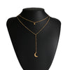 Retro Multi Layer Butterfly Geometric Pearl Diamond Necklace Set For Women Made Of Crystal And Alloy
