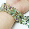 Retro Natural Agate Crystal Gravel Perforated Loose Beads For Handmade Bracelet And Necklace Diy Jewelry Making