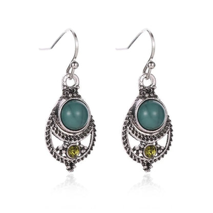 Retro New Retro Openwork Carved Earrings Nhdp145275