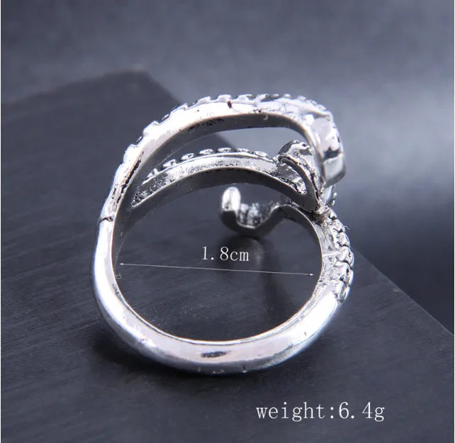 Retro Octopus Alloy Plating Men'S Rings