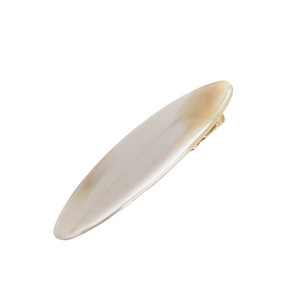 Retro Oval Duckbill Hairpin Side Clip For Women Acetic Acid Handmade Hair Accessories