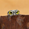 Retro Owl Alloy Plating Unisex Rings 1 Piece