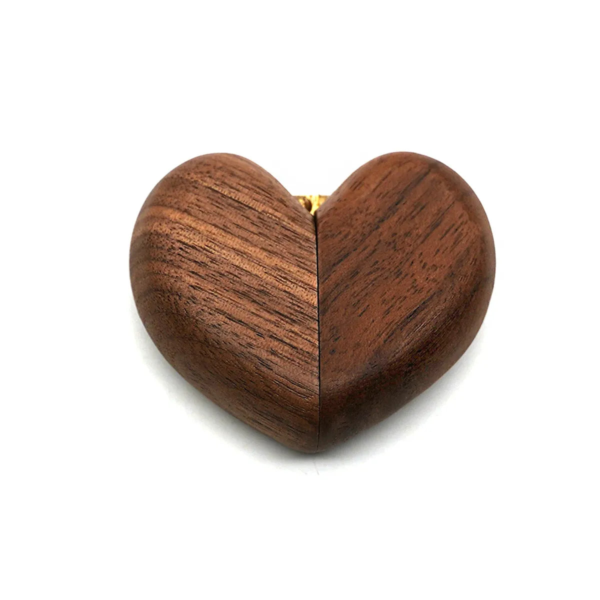 Retro Pastoral Heart Shape Wood Wholesale Jewelry Boxes