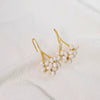 Retro Pearl Earrings 925 Silver Needle With Geometric Animal Zodiac Patterns For Girls