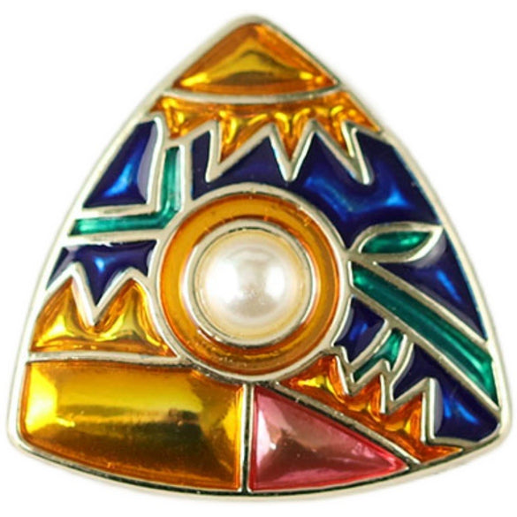 Retro Polygon Alloy Shank Buttons For Coats Sweaters Knitwear And Dresses Decorative Metal Garment Buttons