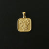 304 Stainless Steel 18K Gold Plated Portrait