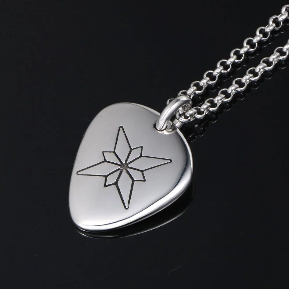 Retro Punk Classic Style Hexagram 304 Stainless Steel Polishing Men'S Pendant Necklace