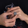 Retro Punk Cross Stainless Steel Plating 18K Gold Plated Unisex Rings