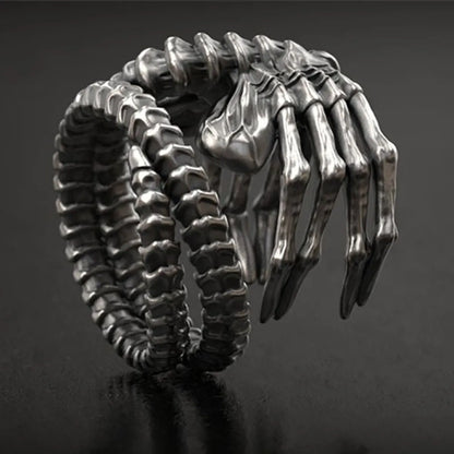 Retro Punk Geometric Alloy Plating Men'S Rings