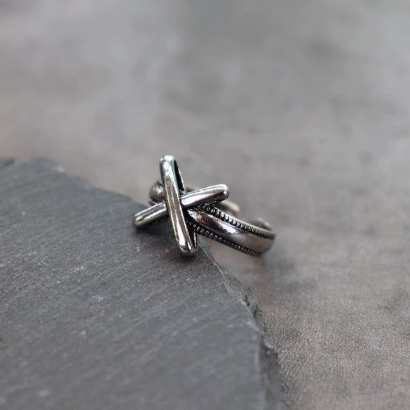 Retro Punk Opening Adjustable All Match Ring For Men And Women