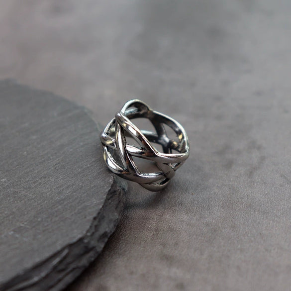 Retro Punk Opening Adjustable All Match Ring For Men And Women