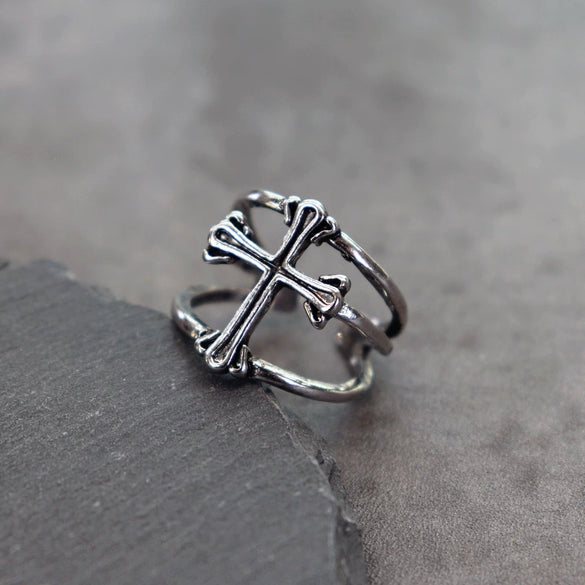 Retro Punk Opening Adjustable All Match Ring For Men And Women