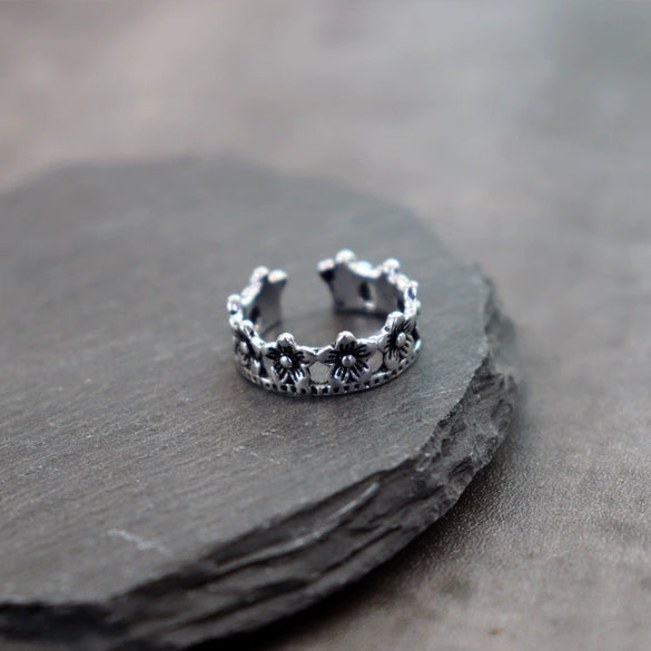 Retro Punk Opening Adjustable All Match Ring For Men And Women