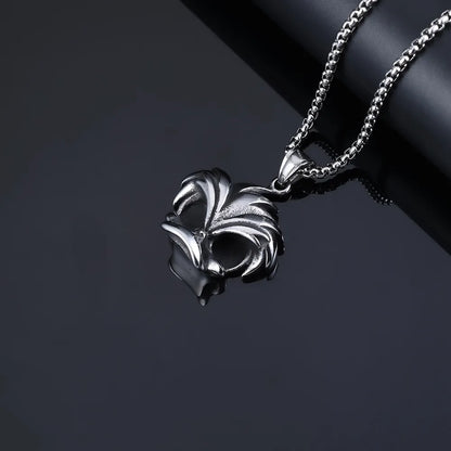 Retro Punk Solid Color 316 Stainless Steel  Polishing Men'S Pendant Necklace