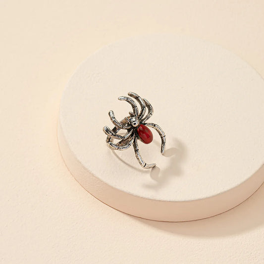 Retro Punk Spider Alloy Plating Women's Rings