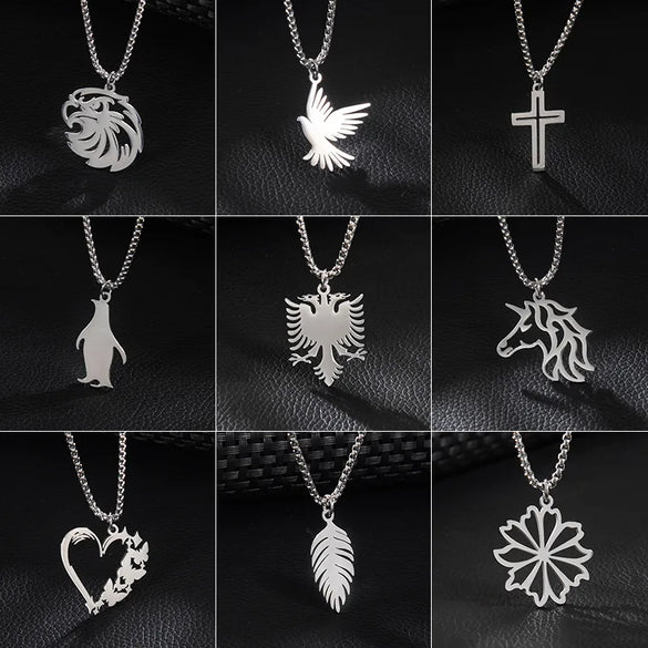 Retro Punk Sports Animal 201 Stainless Steel Unisex Pendant Necklace