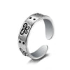Retro Punk Style Alloy Cast Ring