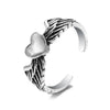 Retro Punk Style Alloy Cast Ring