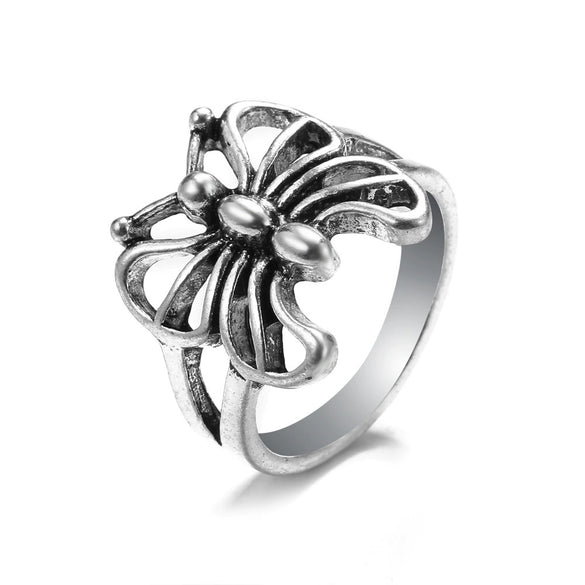 Retro Punk Style Alloy Cast Ring