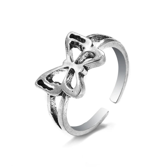 Retro Punk Style Alloy Cast Ring