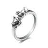 Retro Punk Style Alloy Cast Ring