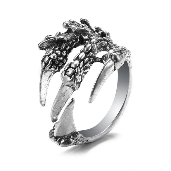 Retro Punk Style Alloy Cast Ring