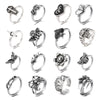 Retro Punk Style Alloy Cast Ring