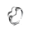 Retro Punk Style Alloy Cast Ring