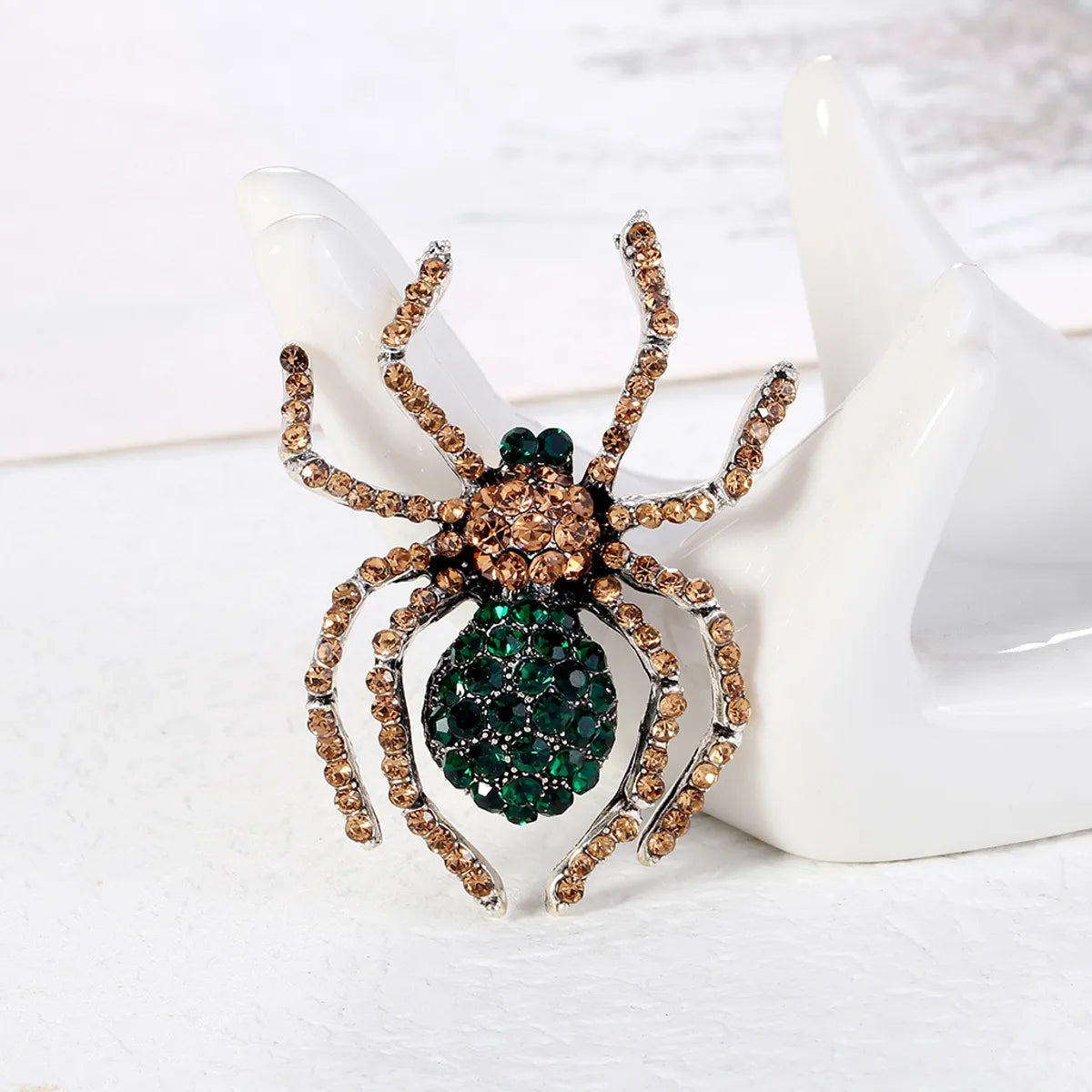 Fashion Animal Alloy Diamond Artificial Gemstones Unisex Brooches