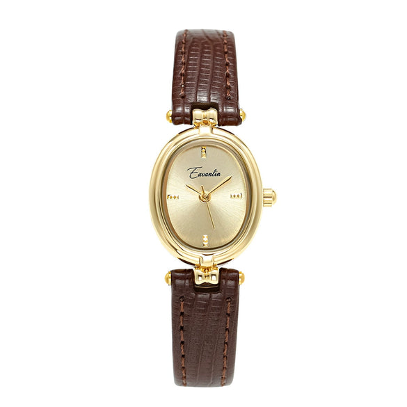 Retro Round Alloy Belt Women's Watch With Mineral Strengthened Mirror And Stainless Steel Clasp