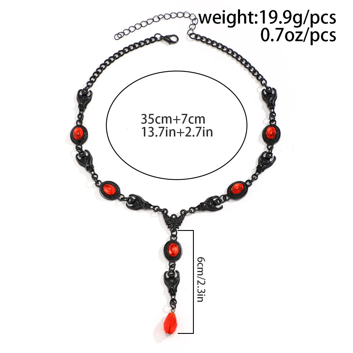 Retro Round Alloy Plastic Inlay Artificial Gemstones Women'S Pendant Necklace