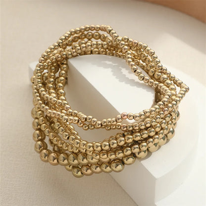 Retro Round Beaded Beaded Women'S Bracelets