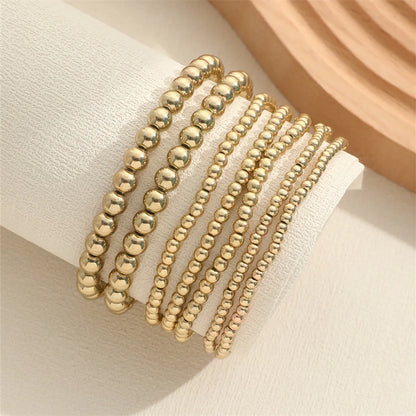 Retro Round Beaded Beaded Women'S Bracelets