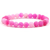 Retro Round Beaded Natural Stone Unisex Bracelets 1 Piece