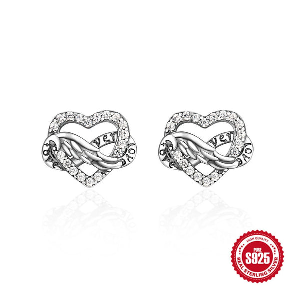 Retro S925 Sterling Silver Earrings With Love Cat Butterfly Sunflower And Geometric Patterns Set With Precious Stones