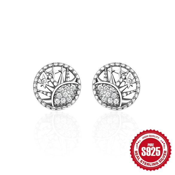 Retro S925 Sterling Silver Earrings With Love Cat Butterfly Sunflower And Geometric Patterns Set With Precious Stones