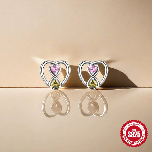 Retro S925 Sterling Silver Earrings With Love Cat Butterfly Sunflower And Geometric Patterns Set With Precious Stones